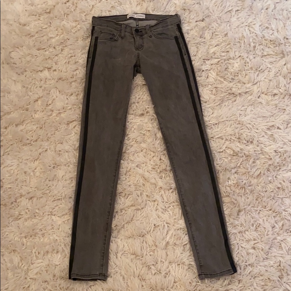 Flying monkey gray skinny jeans